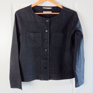 J. London Black Linen Blend Jacket
